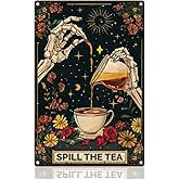 Doodlream Tarot Skeleton Retro Wall Decor Metal Tin Sign 8