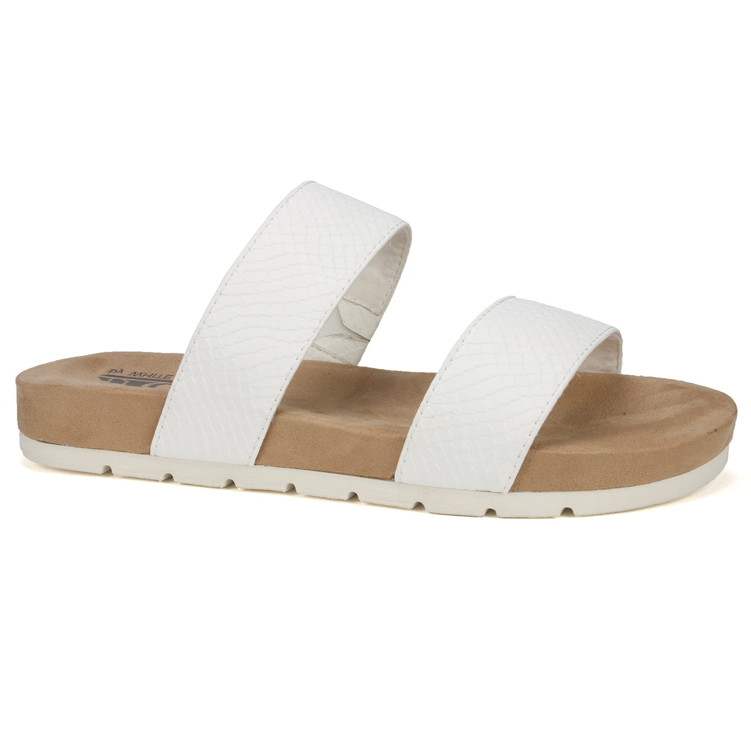 Photo 1 of CLIFFS BY WHITE MOUNTAIN Tahlie Women's Slide Sandal, White//Es-Print, 9 M