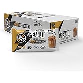 Battle Bars Crispy Protein Bar, 17g Protein per Snack Bar - Gluten Free, No Artificial Flavors or Colors - Veteran Founded - Peanut Butter (60g) 12 Count