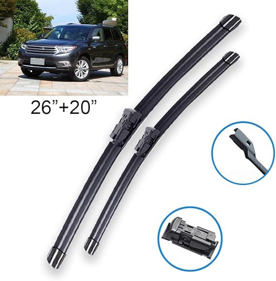 muchkey Front Windshield Wiper Blades for Volvo XC60 T6 D5 AWD 2012