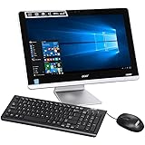 Flagship Acer Aspire 19.5" Full HD All-in-One Desktop - Intel Quad-Core N3150 Up to 2.08GHz, 4GB RAM, 500GB HDD, DVDRW, Webcam, HDMI, WLAN, Bluetooth, Windows 10 (Certified Refurbished)