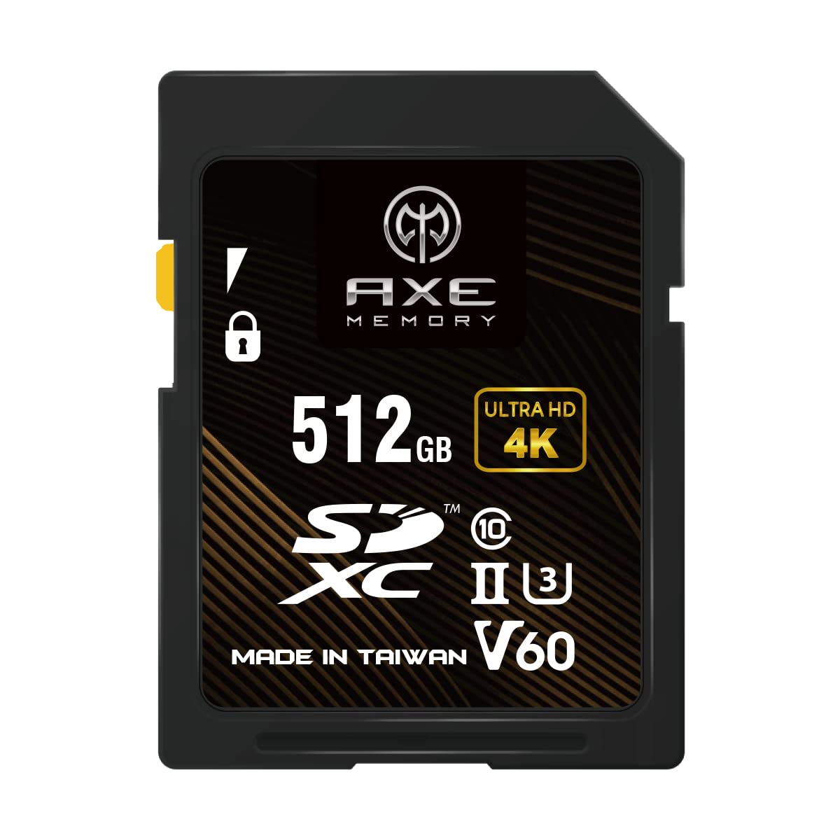 AXE MEMORY SD Card 512GB V60, 245MB/s UHS-II U3 4K