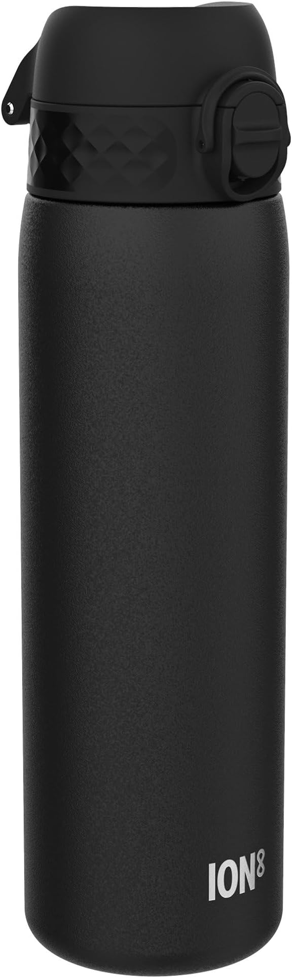 Ion8 Lightweight Steel Water Bottle 600 ml Non-Insulated Black
