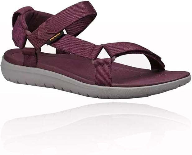 purple teva flip flops