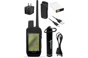 Wearable4U - Garmin Alpha 300i Advanced Dog Tracking and Training Handheld with inReach Technology with E-Bank Bundle