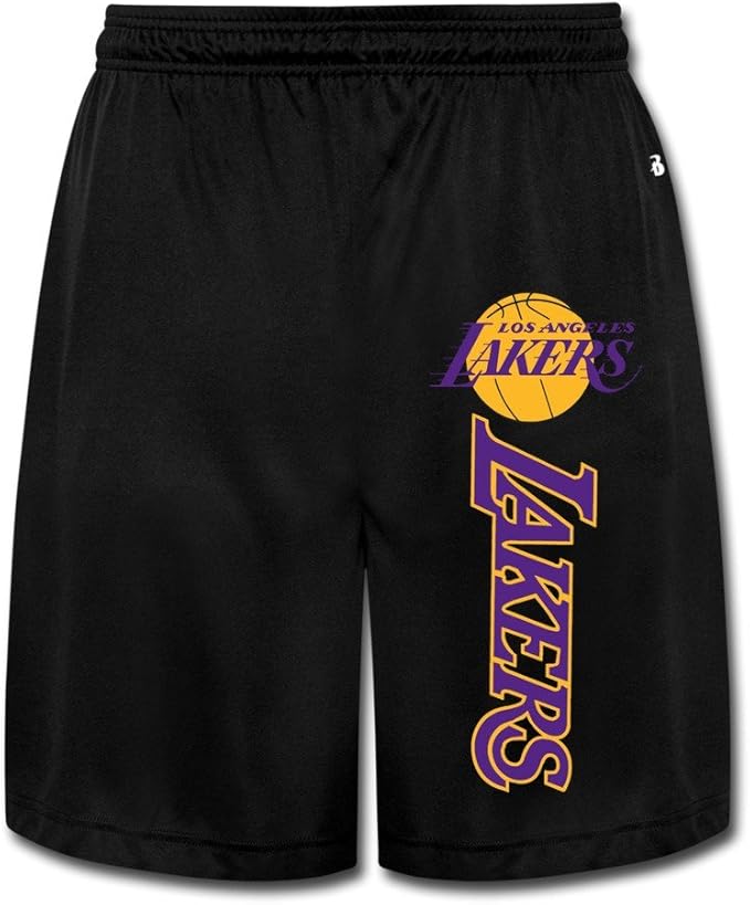 Men's Vintage Los Angeles Basketball Team Shorts Black Size XL Amazon