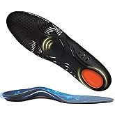 AOBEKOS 240lbs Plantar Fasciitis Relief Insoles Men Women, Comfort Metatarsal High Arch Support Shoe Inserts,Heavy Duty Orthotic Inserts for Pain Relief,Work Boot Shoe Insole for Flat Feet & Pronation