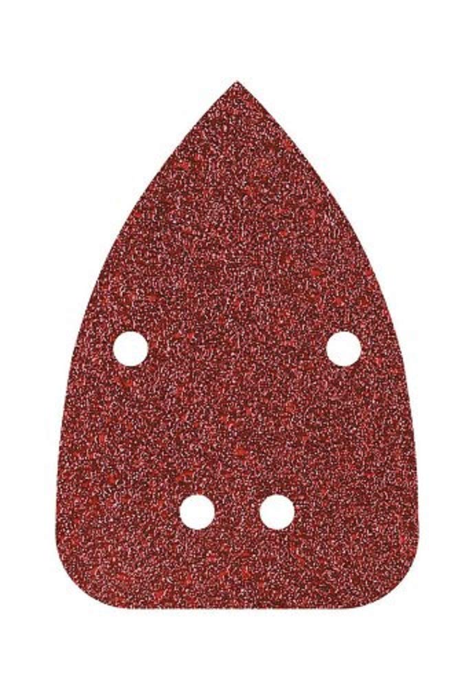 wolfcraft 10 Easy-Fix Sanding Sheets for wood/metal, 96 x 136 mm, grain 120 I 1763000