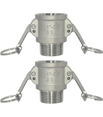 CAMLOCK Tipo B Femmina Con Filetto Maschio Acciaio Inox 316, 28,04 - Foto 11