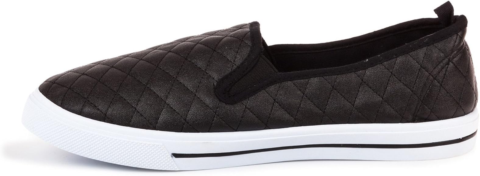 quilted slip on sneakers amazon