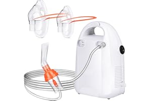 SRIVDK Nebulizer Machine for Adults & Kids Spacer OTC