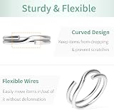 Uniclife 100 Pack 20mm Mini Split Jump Ring Double Loop Jewelry Connectors view 5