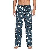Ollabaky Pajama Pants Men Sleepwear Lounge Pants Pjs Bottoms with Pockets
