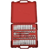 Milwaukee 3/8 in. Drive SAE/Metric Ratchet and Socket Mechanics Tool Set (56-Piece)