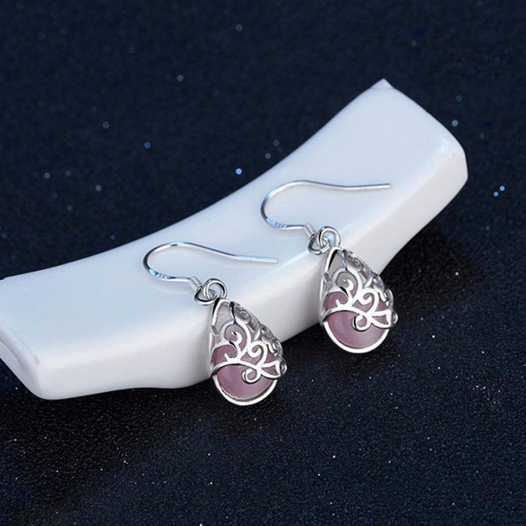 Gijoki New Women Fashion Earrings Jewelry Trendy Drop Water Shape Charm Wedding Gift Drop & Dangle