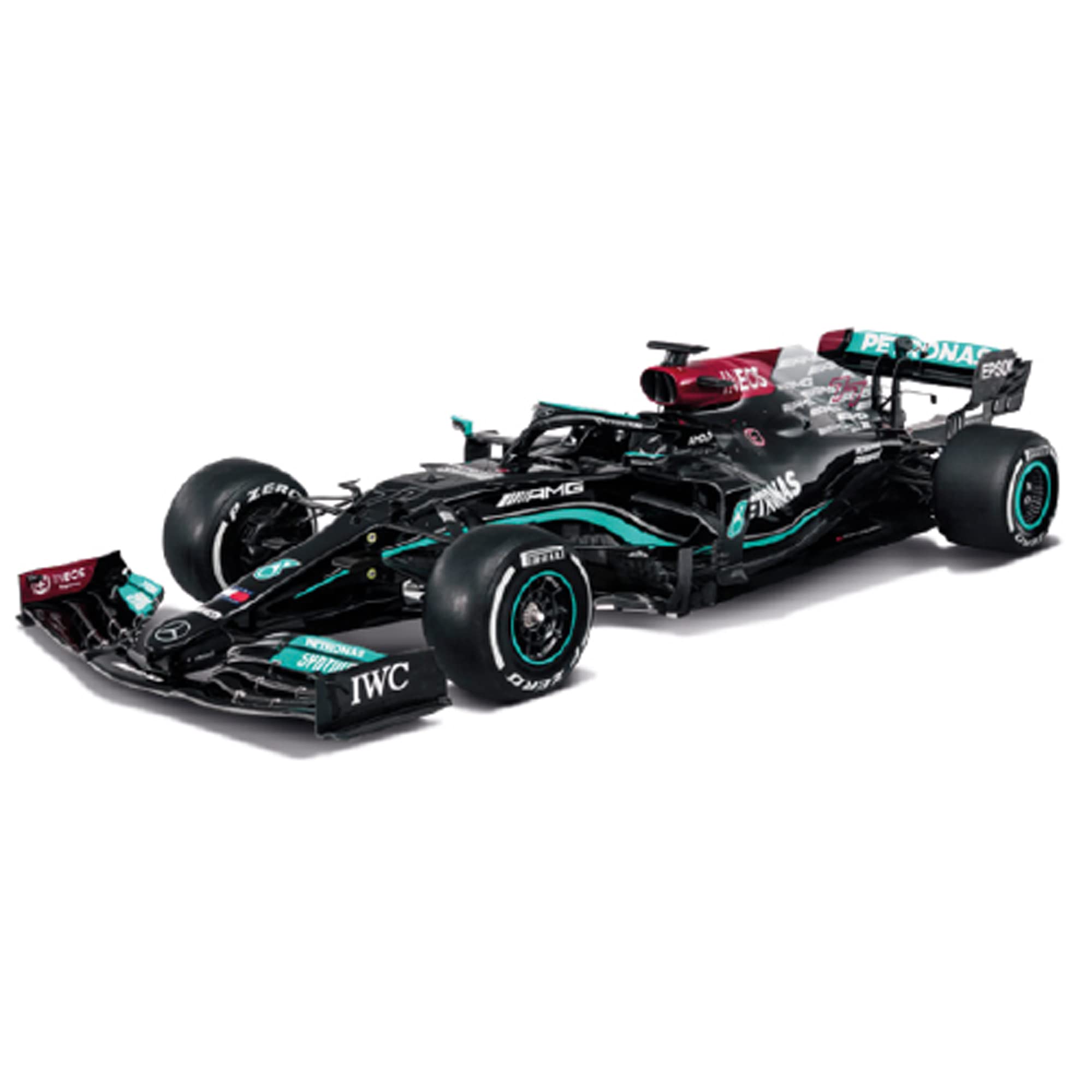 Maisto Tech R/C F1 MERCEDES (Hamilton) Premium, High-Performance Radio Control Formula 1 Race Car - 2.4GHZ - 1:24 Scale, Black