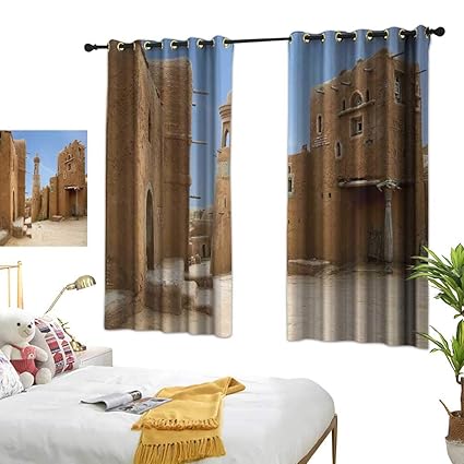 Amazon Com Sheer Curtains Desert Sarai Batu Reconstruction Of