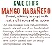 Rhythm Superfoods Kale Chips, Mango Habanero, Organic and Non-GMO, 2.0 Oz (Pack of 4), Vegan/Gluten-Free Superfood Snacks