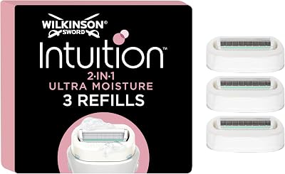 Wilkinson Sword Intuition 2-in-1 Ultra Moisture Refill Blades 3pk for Razors