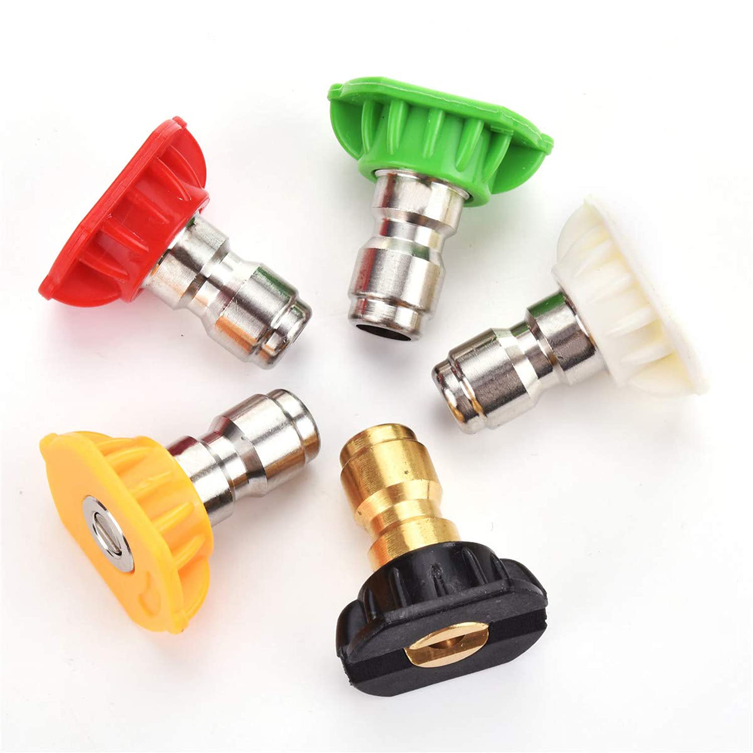 Tool Daily Pressure Washer Spray Nozzle Tips with Nozzle Holder 1/4 Inch Quick Connect