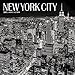 New York City Black & White 2020 12 x 12 Inch Monthly Square Wall Calendar, USA United States of Ame by 
