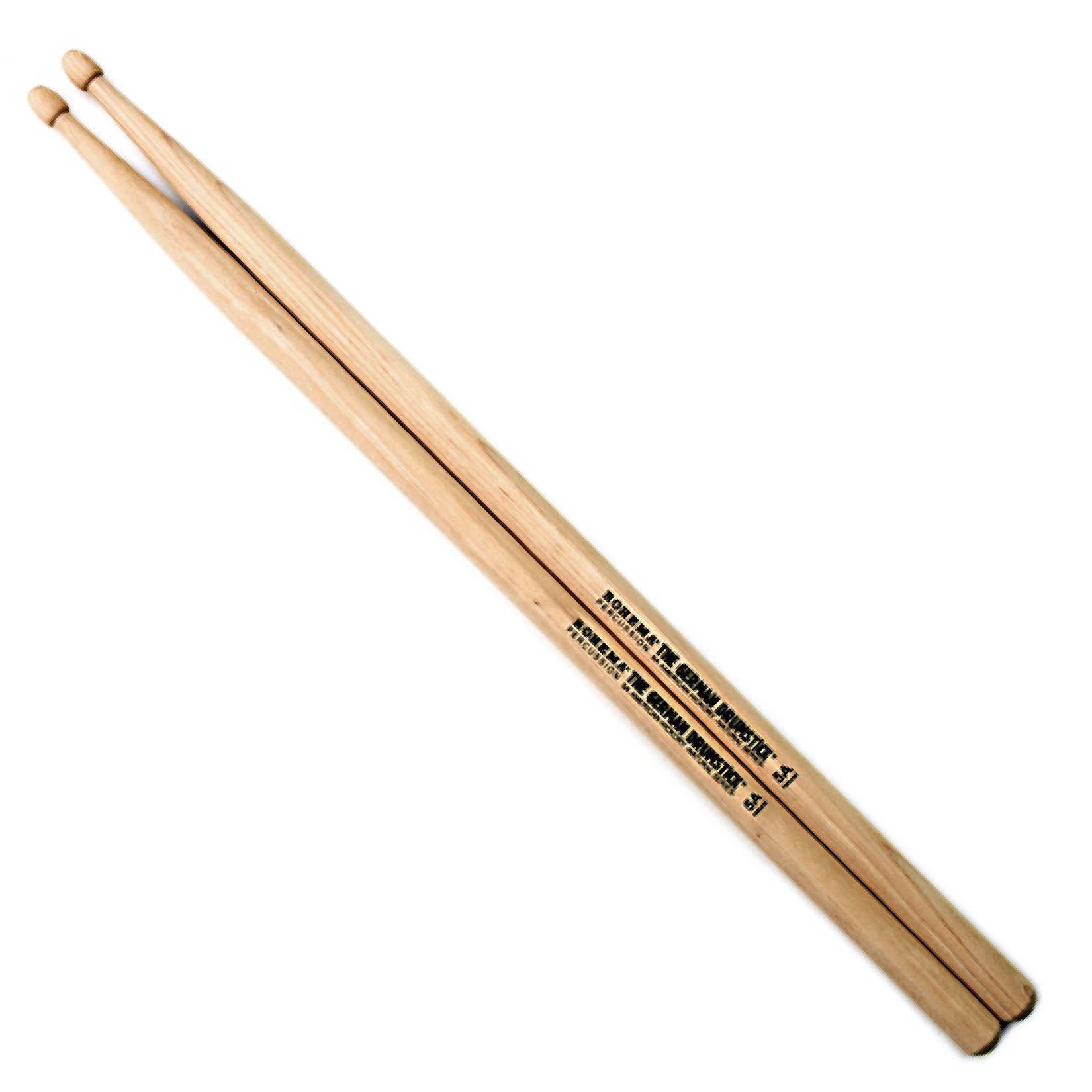 ROHEMA Trommelstöcke Natural-Serie, Hickory unlackiert, 5A