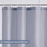 Furlinic Blue Grey Shower Curtain 120x200cm Waterproof Washable Polyester 8 view 3