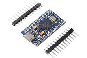 Pro Micro ATmega32U4 5V 16MHz Micro-USB Development Module Board with 2 Row pin Header Compatible arduino Leonardo Replace AT
