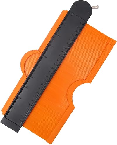 MECHEER Contour Gauge 25cm with Lock, 10 Inch Profile Duplicator Tool