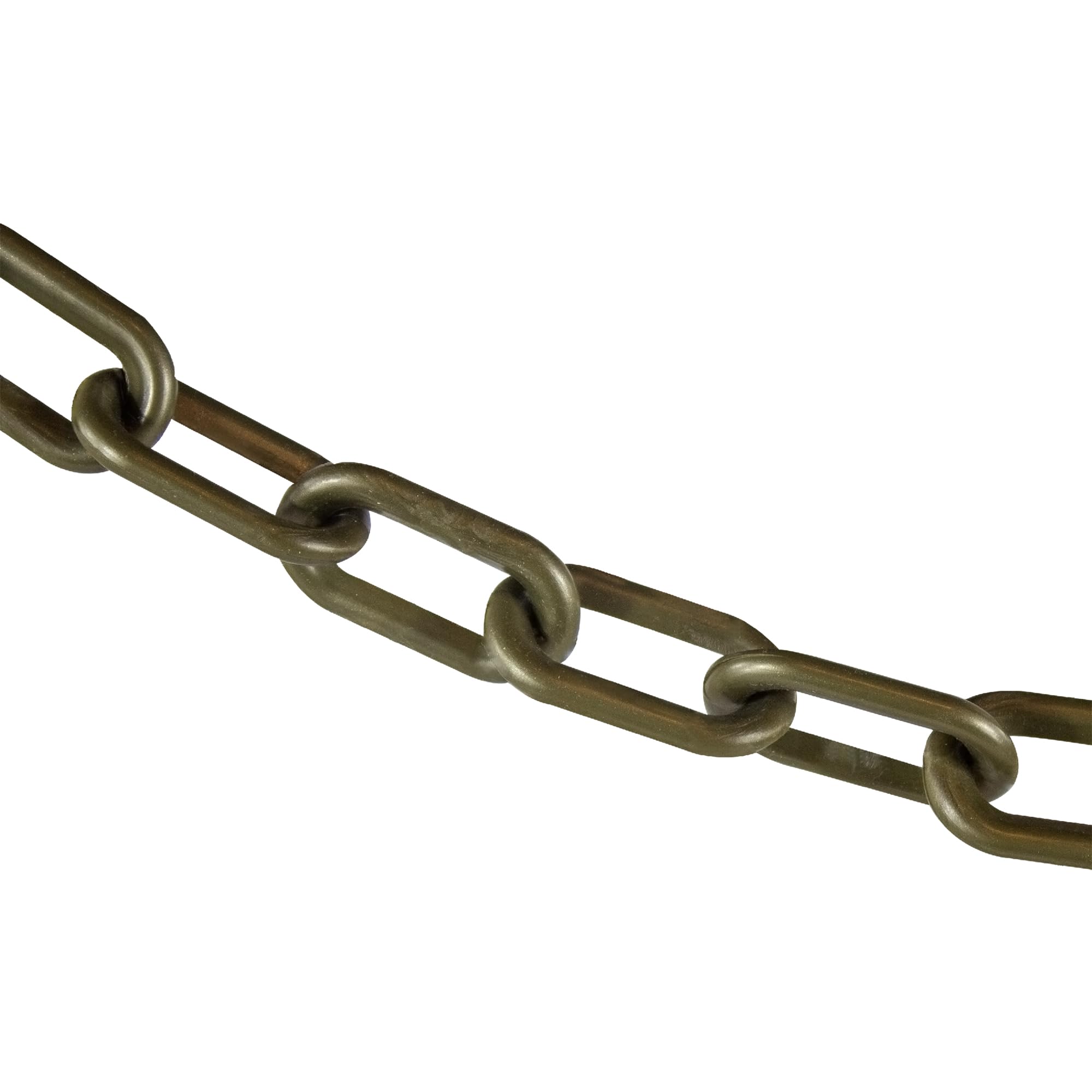 Mr. Chain Plastic Barrier Chain, Khaki Gold, 2-Inch Link Diameter, 100-Foot Length (50007-100) Image