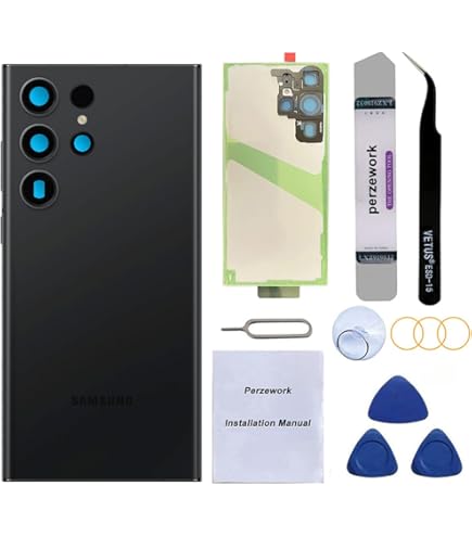 Amazon.com: Galaxy S8+ Replacement Back Glass Panel Case with