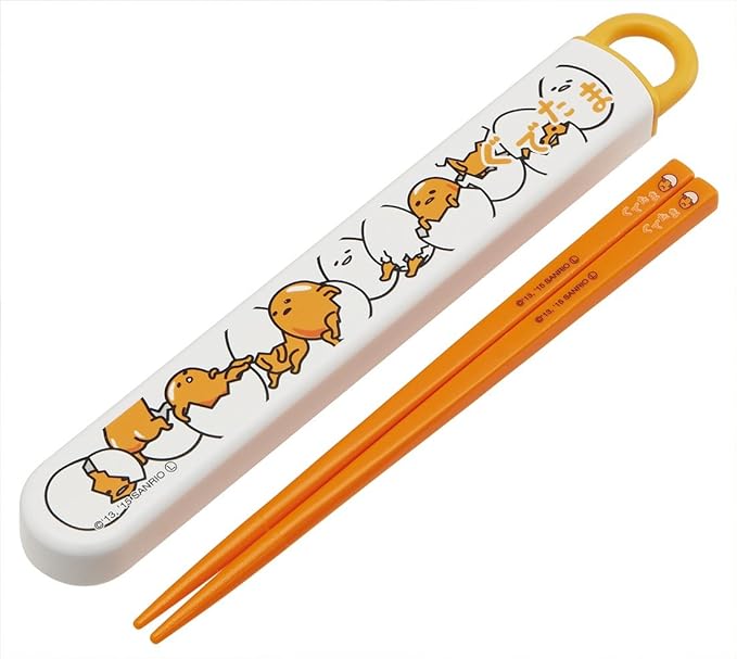 Sliding chopsticks chopstick case set 16.5cm Gudetama ABS2A Amazon.co