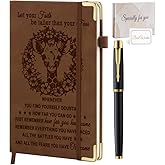 Filten Giraffe Gifts for Women, Giraffe Journal A5 Lined 200 Pages Notebook with Inner Pocket and Pen, Giraffe Novelty Gift for Giraffe Lovers for Women Girl Birthday Graduation