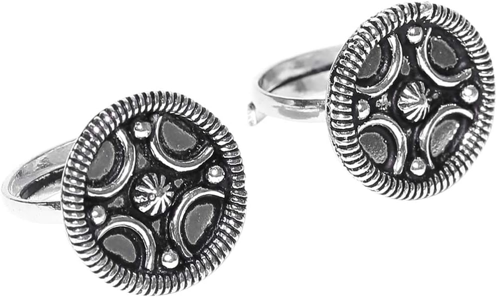 Silver Toned Ring for Women (Silver) (OXYTR158)