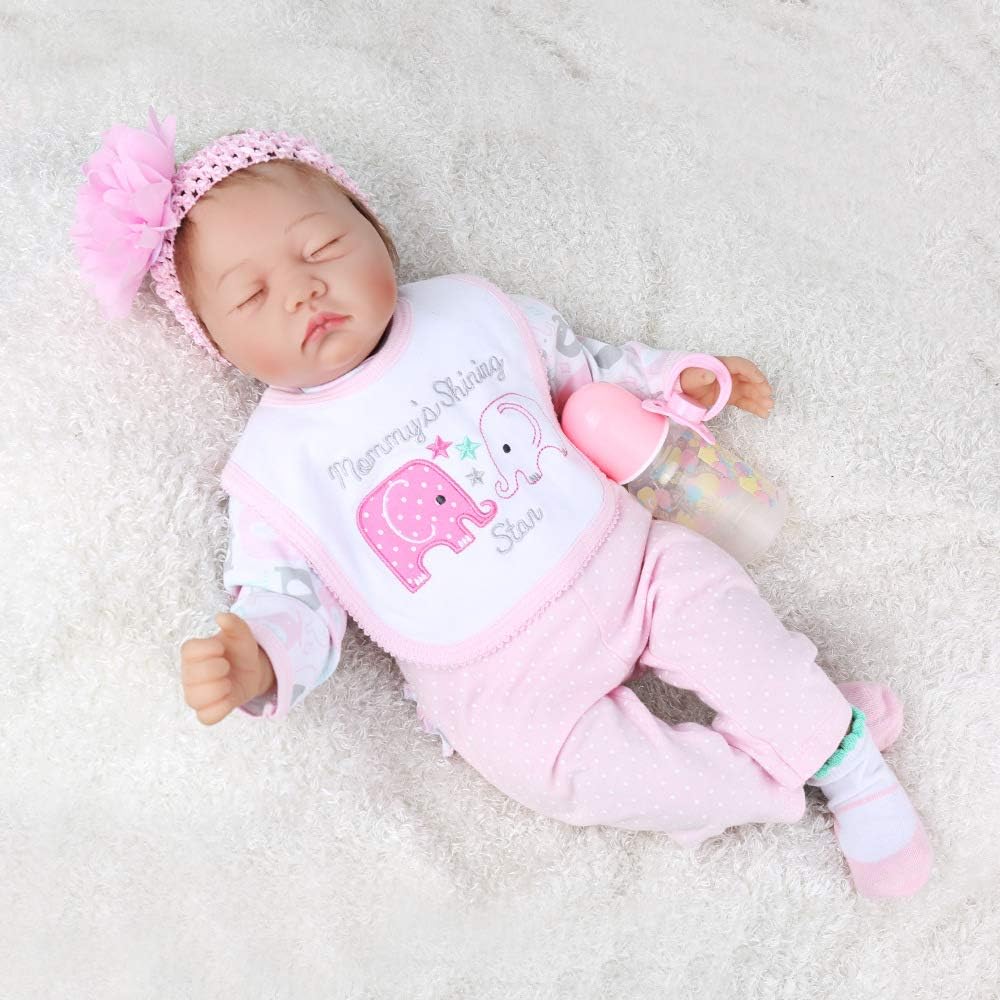 Prezzo LVYE1 Bambole Reborn Bambola del Bambino rinato Bambini Bambine 22 Pollice Regalo Romantico per Bambino Unisex Giocattoli Regalo Offerte