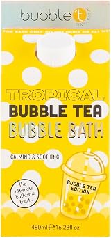 Bubble T Cosmetics Tropical Scent Bubble Bath 3 x 480ml All Skin Types view 1