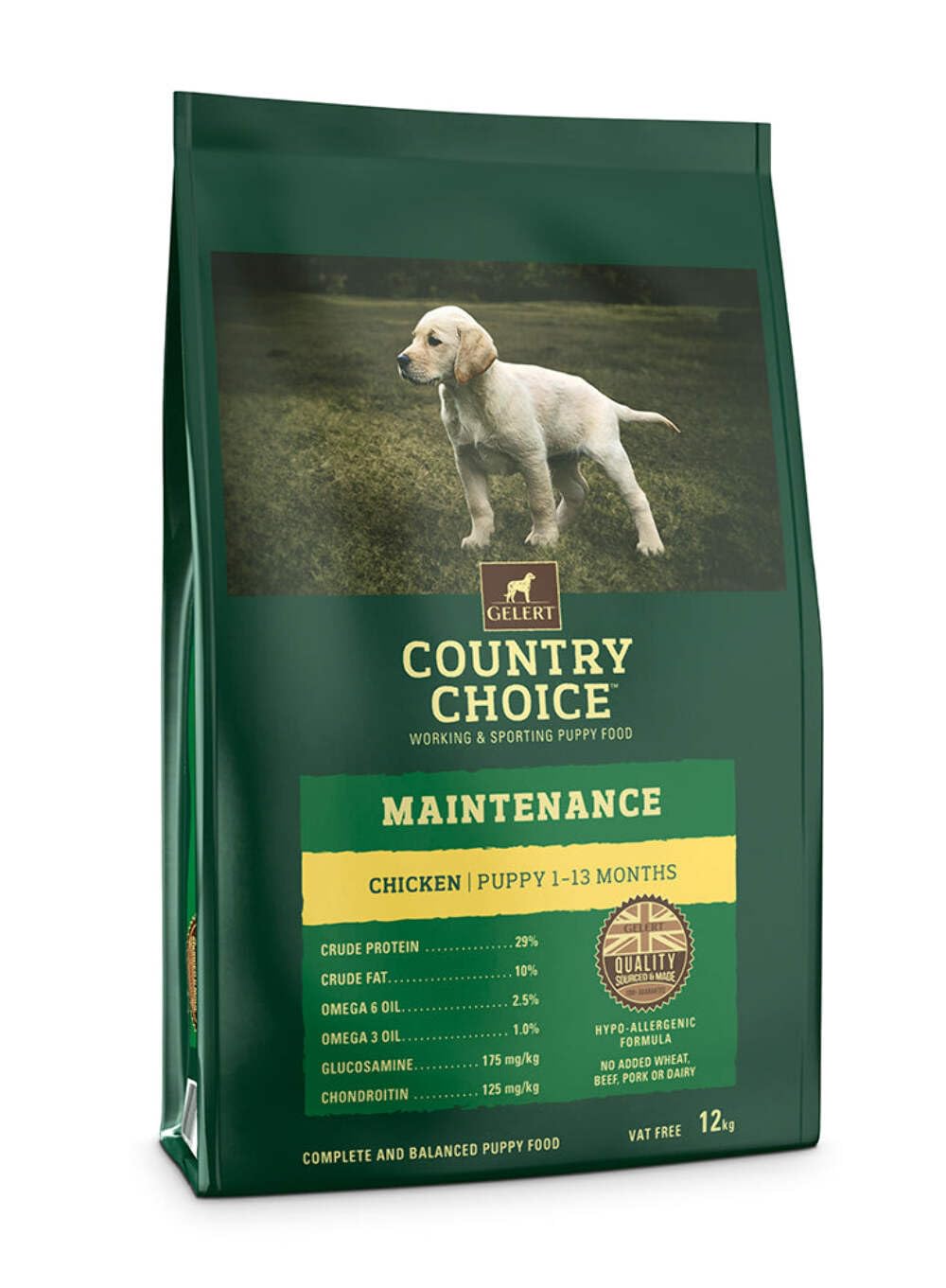 Gelert Country Choice Maintenance Puppy, 12 kg