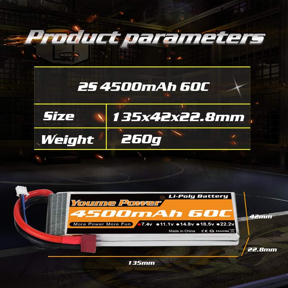 Youme Power 2S LiPo Battery - Image 5