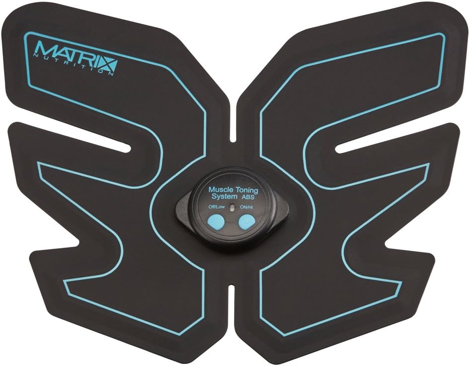Toning Belt Stimulator Muscle Trainer Abs & Arms Exercise Home Fitness Gym Workout by Muscle Matrix (Abs Toner)