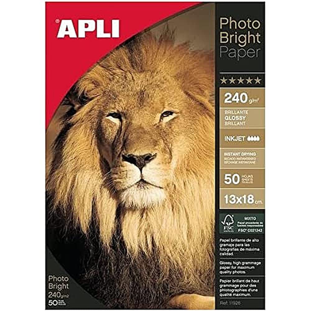 APLI 11926, Photographic paper, 13 X 18 cm, 50 sheets