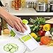 Mandoline Slicer w/ 5-Blades Side Storage, Premium Vegetables Cutter, Chopper, Peeler, Julienne Slicer, Grater, Zoodle Maker, Perfect for Potato, Onion, Zuchinni, French Fry by Eranthe