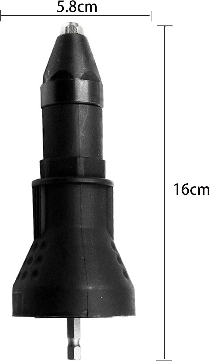 Schneespitze Blind Rivet Attachment Riveter Gun Rivet Tool Kit Electric Core Riveting Tool for Cordless Drill Electric Hand Tool Accessories Cordless Riveting Screwdriver Tools - Image 3
