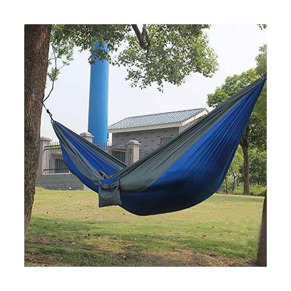 SysPodTM-Outdoor-Hammocks-Nylon-Strong-Leisure-Parachute-Hammock-Popular-Portable-Travel-Camping-Hammock-for-2-People-Camping-Mat