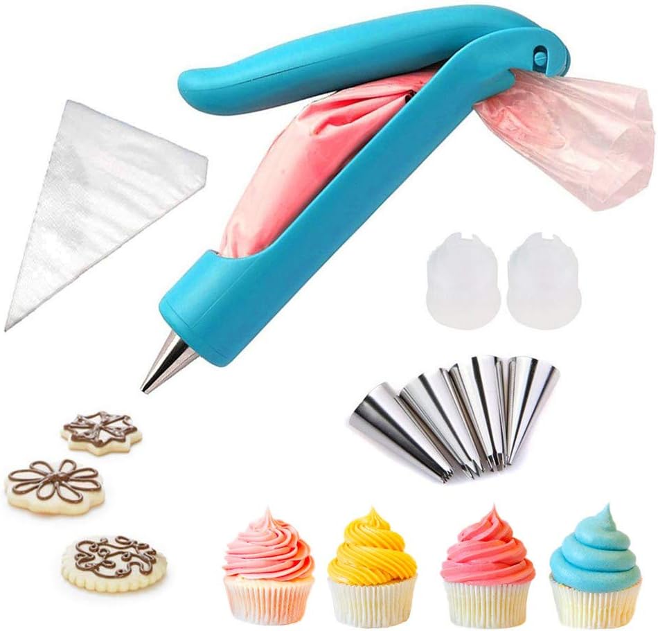 Napravi Rs Accessoires De Decoration Ustensiles A Patisserie Stylo De Decoration De Gateau Embouts De Glacage En Silicone Sac A Patisserie Coupleur En Plastique Pour Ongles De Fleur Bebester Kit De Fournitures De