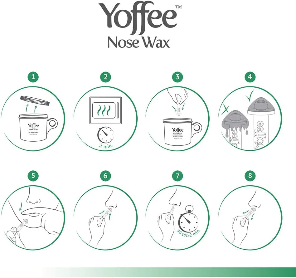 Yoffee Nose Wax Kit for Men and Women, 100 g (Pack of 1) - Image 4
