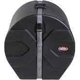 SKB 16 X 18 Floor Tom Case with Padded Interior | D-Shaped Design with Molded-In Feet for Upright Stability, Gig Transport, Touring, Travel &amp; Storage