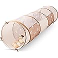 Tiny Land Tunnel Toys for Toddlers, 69" x 18" Baby Tunnel Crawl Indoor, Play Tunnel for Kids to Crawl Through, Pop Up Dog Tunnel, Baby Outdoor Toys