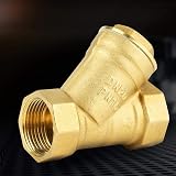 Vikye Brass Filter Valve Connection 3/4" BSPP Y-Shape Water Oil Separation view 3