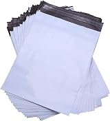 MFLABEL 100 Pack Mailer Bags 22.8x14.5 cm 60µm Self-Adhesive Waterproof Opaque