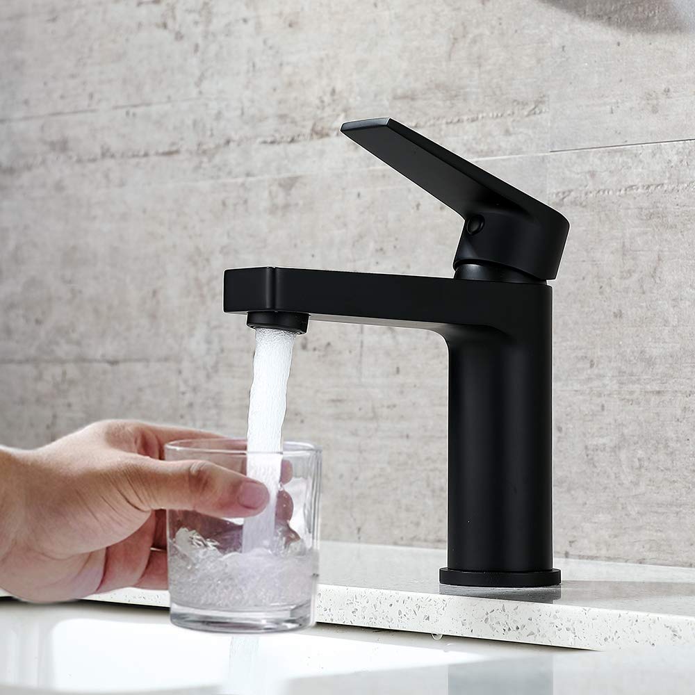 DUTRIX-Grifo-Lavabo-Negro-Mate-Monomando-Grifo-de-Cuenca-de-Bano-Moderno-Mezclador-de-Lavabo-Negro-con-Aireador-Ahorro